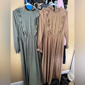 Two dresses like new